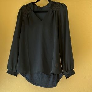Fortune + Ivy Navy Blouse